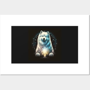 Magical Samoyed Posters and Art